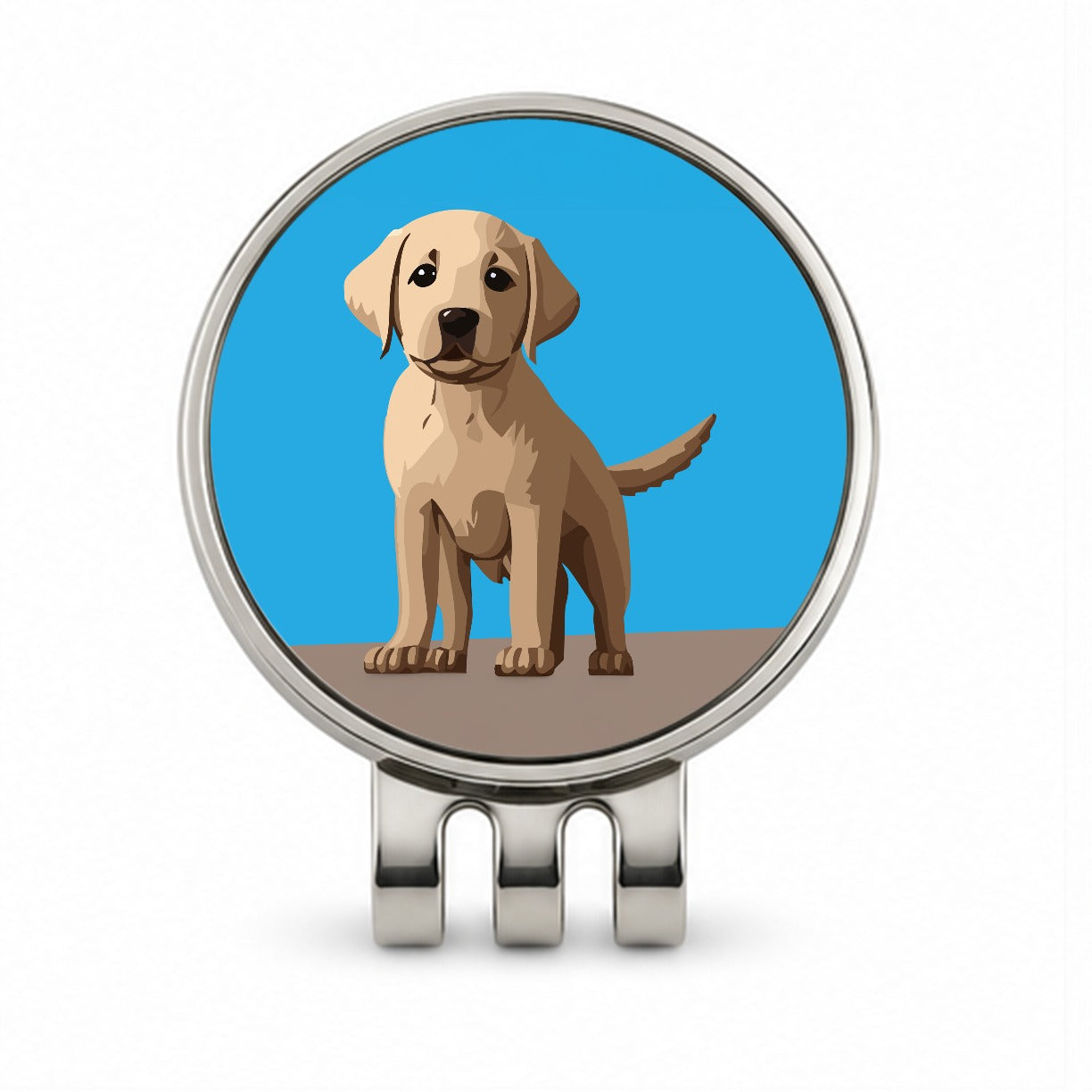 Labrador Retriever Dog Puppy Golf Hat Clip with Ball Marker