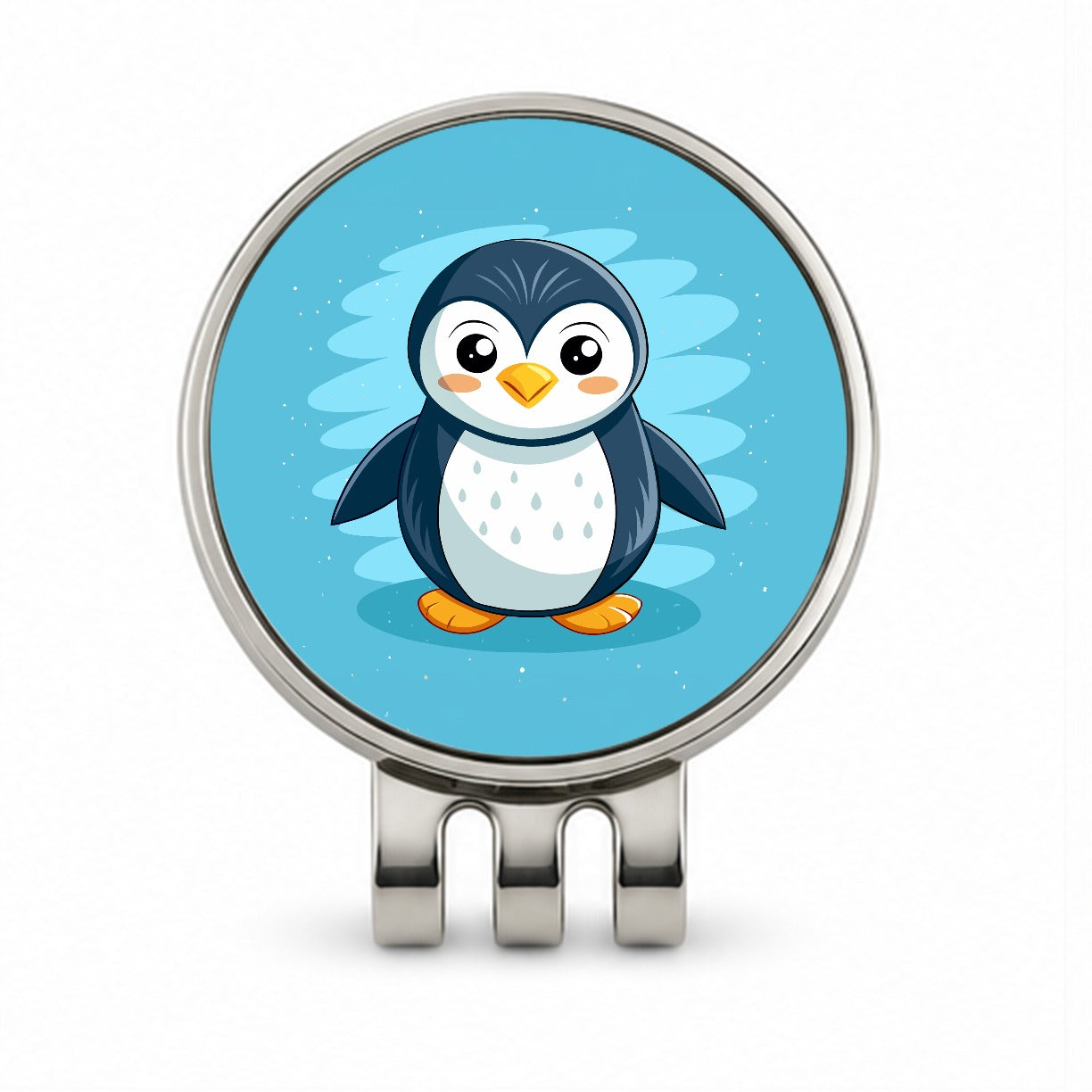 Penguin Cute Golf Hat Clip with Ball Marker