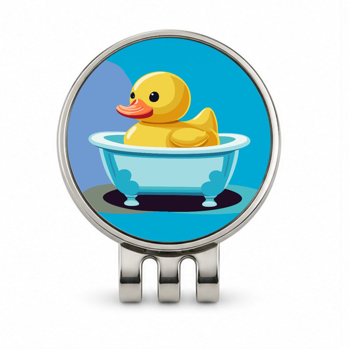 Rubber Ducky Duck Cute Golf Hat Clip with Ball Marker