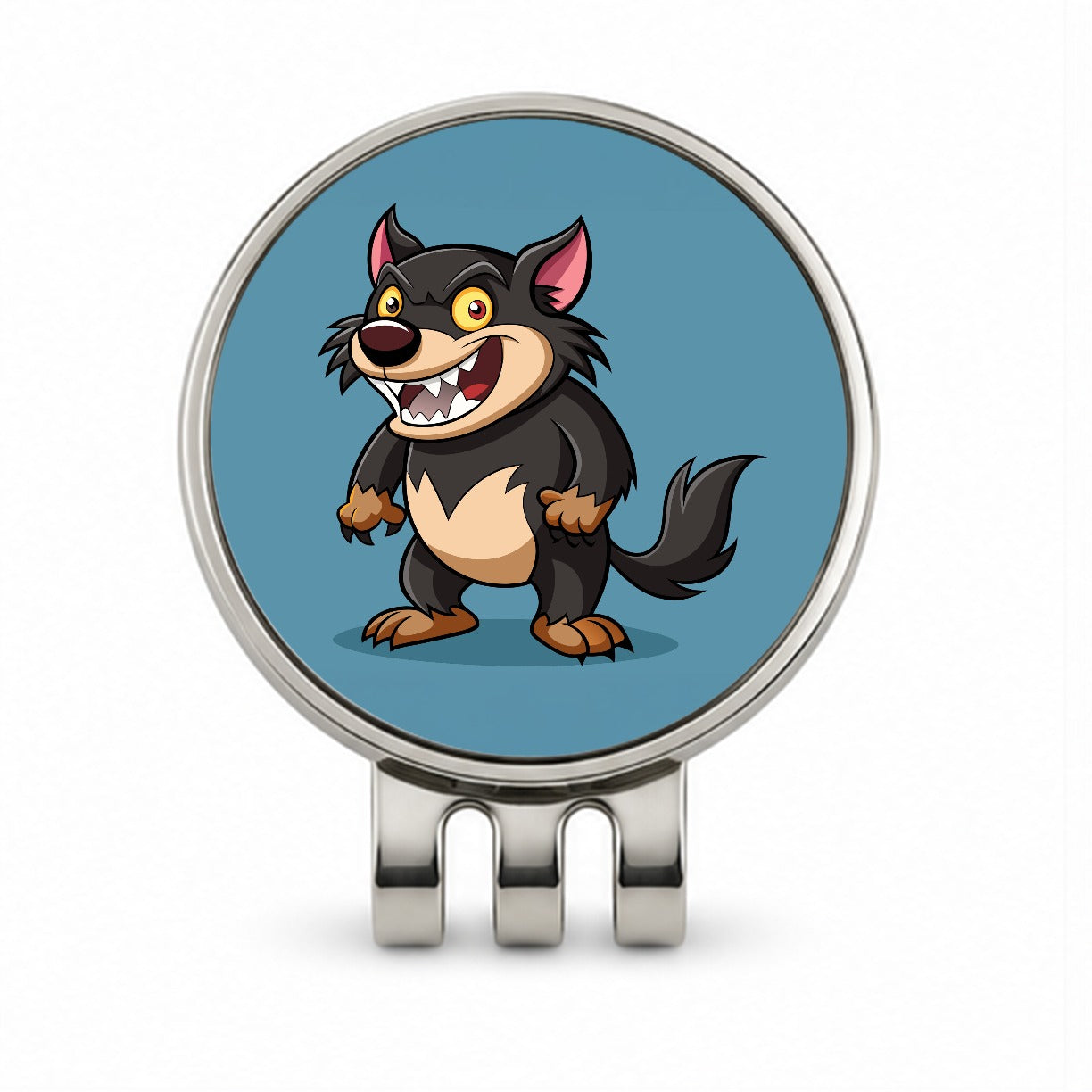 Tasmanian Devil Australian Animal Funny Golf Hat Clip with Ball Marker
