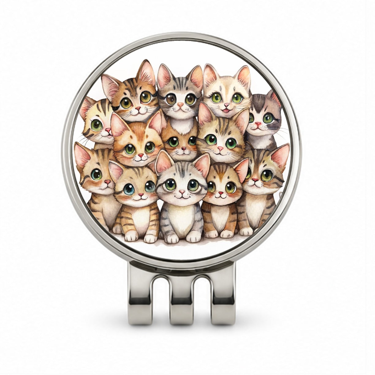 Sweet Sokoke Cats Golf Hat Clip with Ball Marker