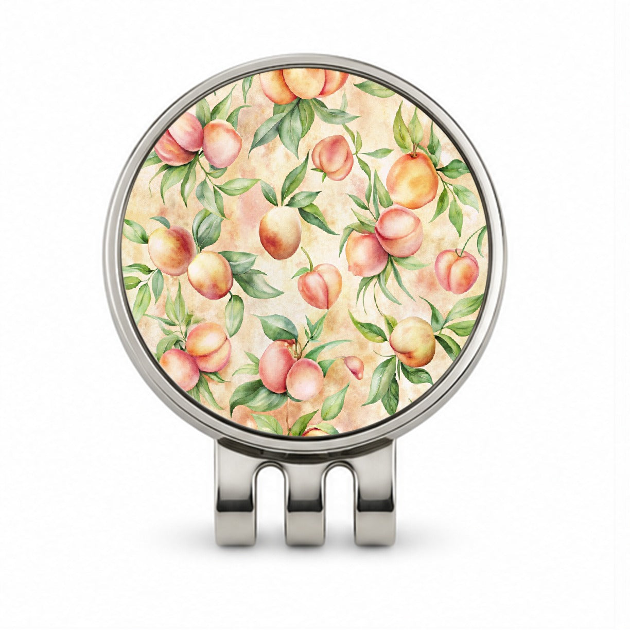 Peaches And Cream Wallpaper Golf Hat Clip with Ball Marker