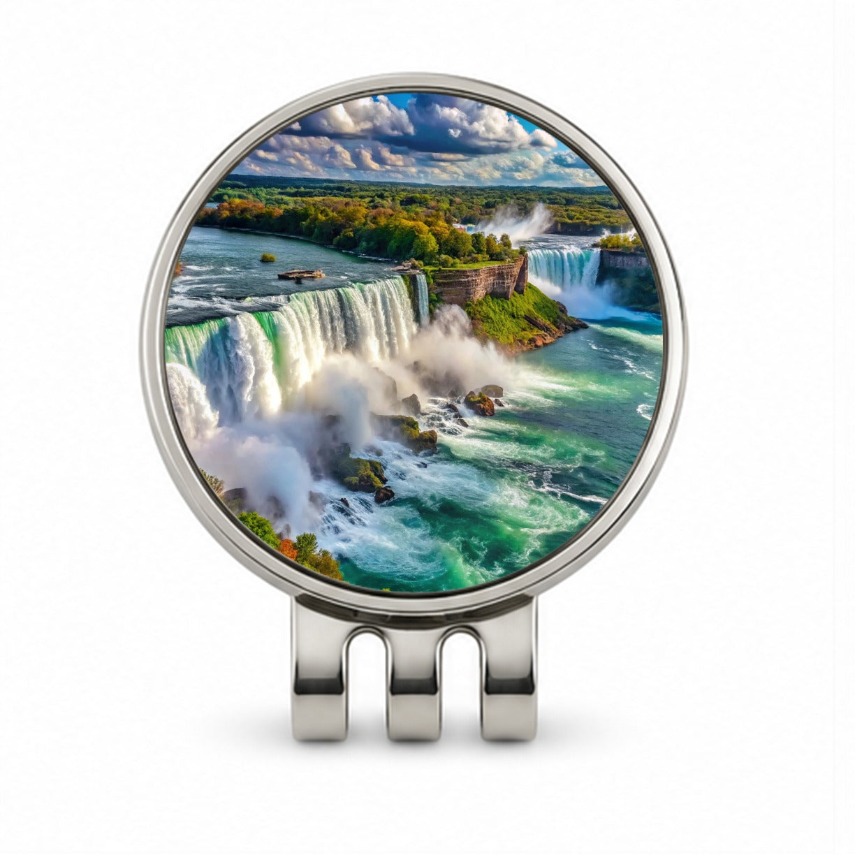 Niagara Falls New York Golf Hat Clip with Ball Marker