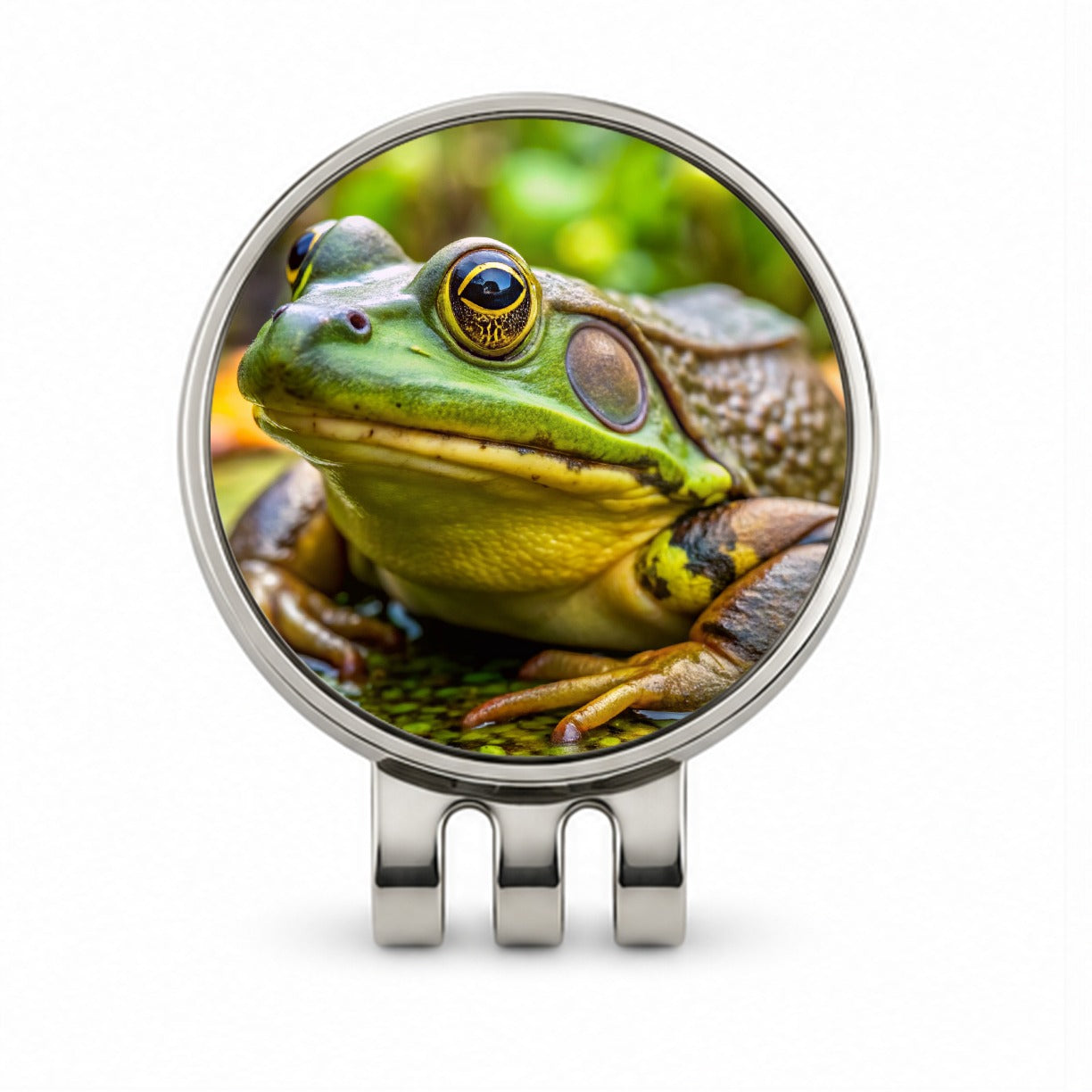 American Bullfrog Golf Hat Clip with Ball Marker