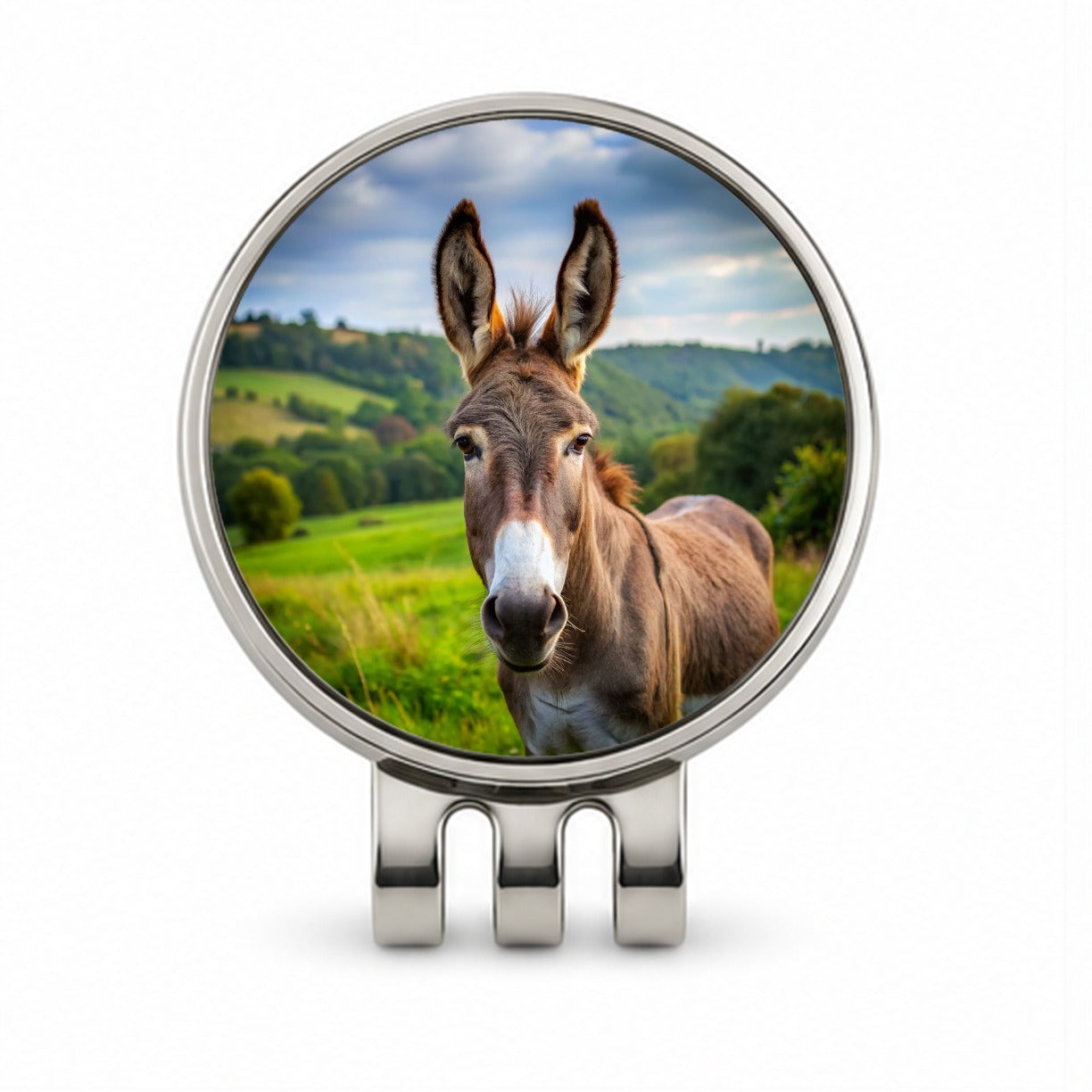 Donkey Golf Hat Clip with Ball Marker