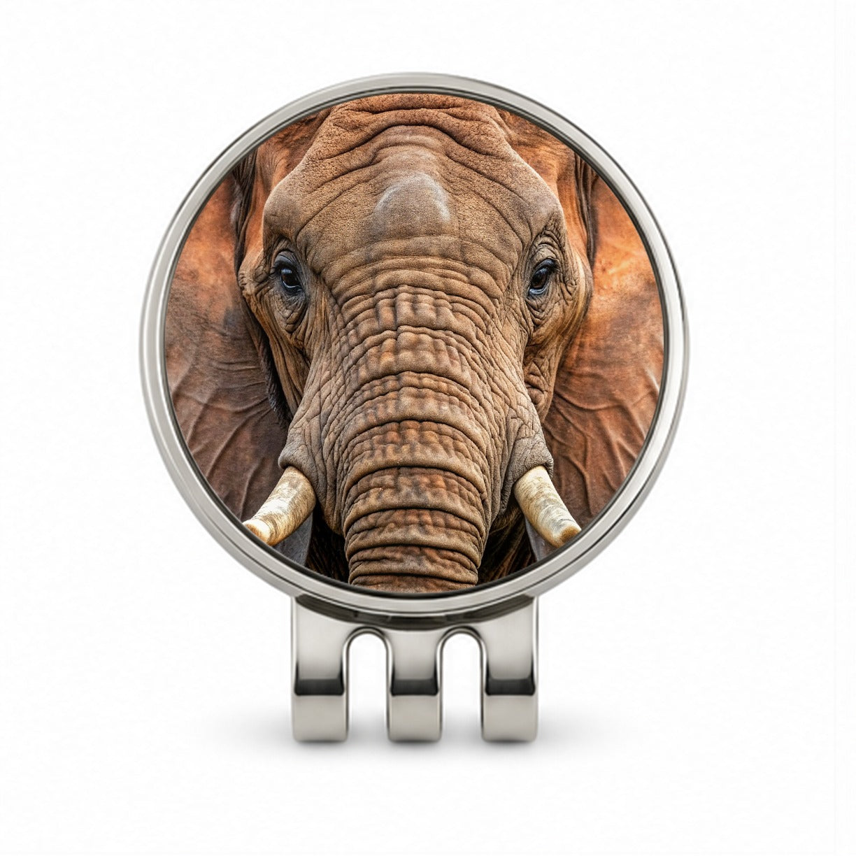 Elephant Golf Hat Clip with Ball Marker