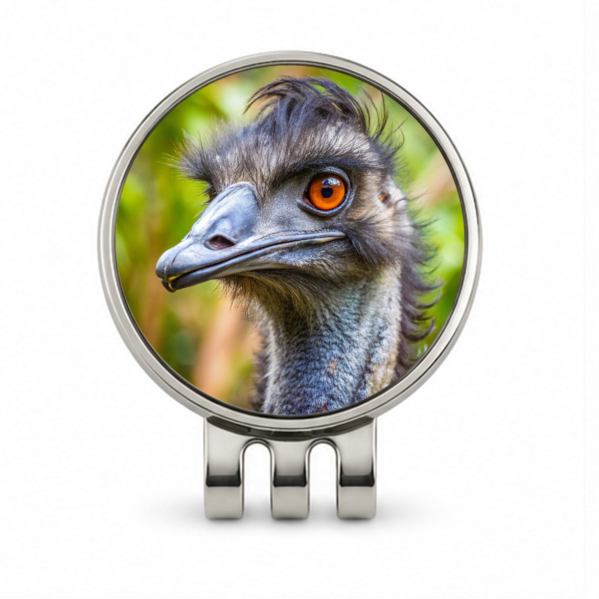 Emu Golf Hat Clip with Ball Marker