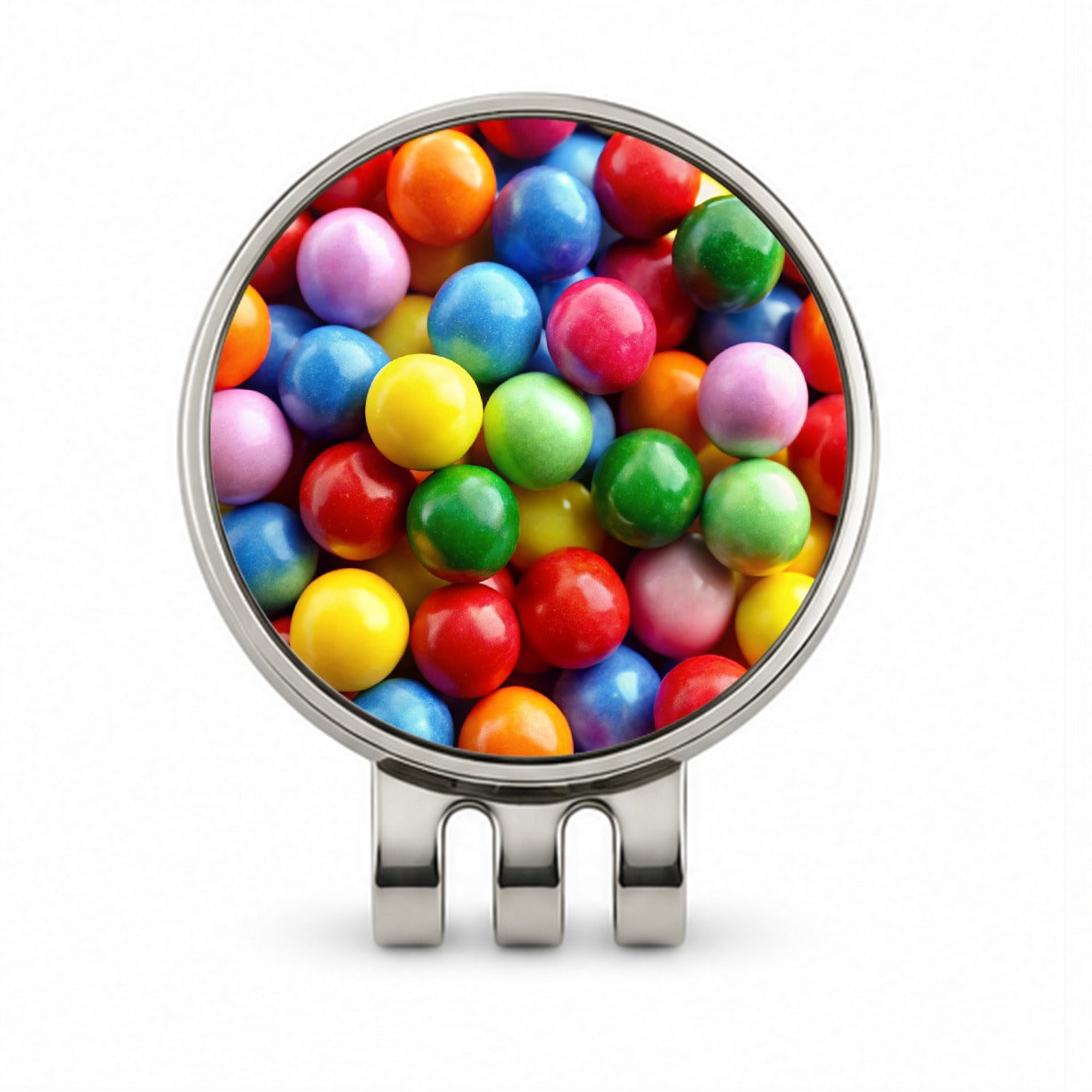 Gumballs Colorful Candy Golf Hat Clip with Ball Marker