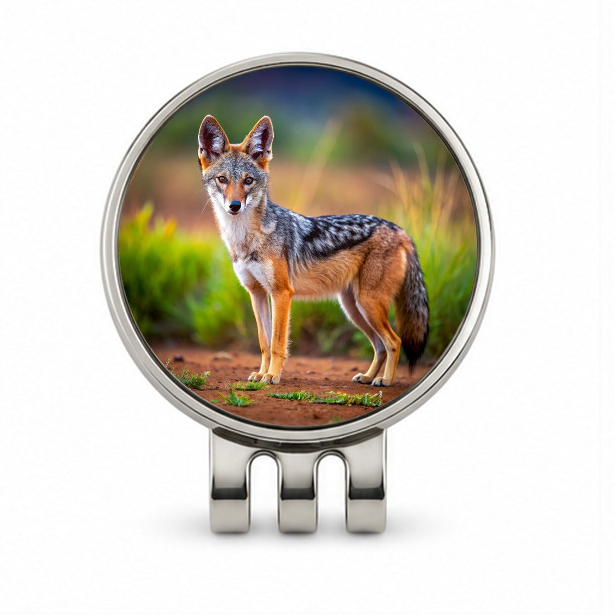 Jackal Golf Hat Clip with Ball Marker