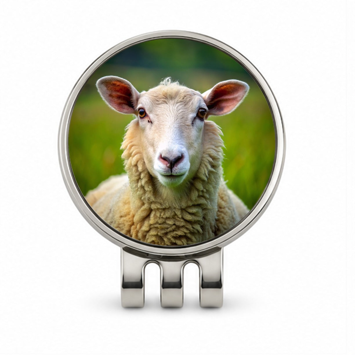 Sheep Golf Hat Clip with Ball Marker