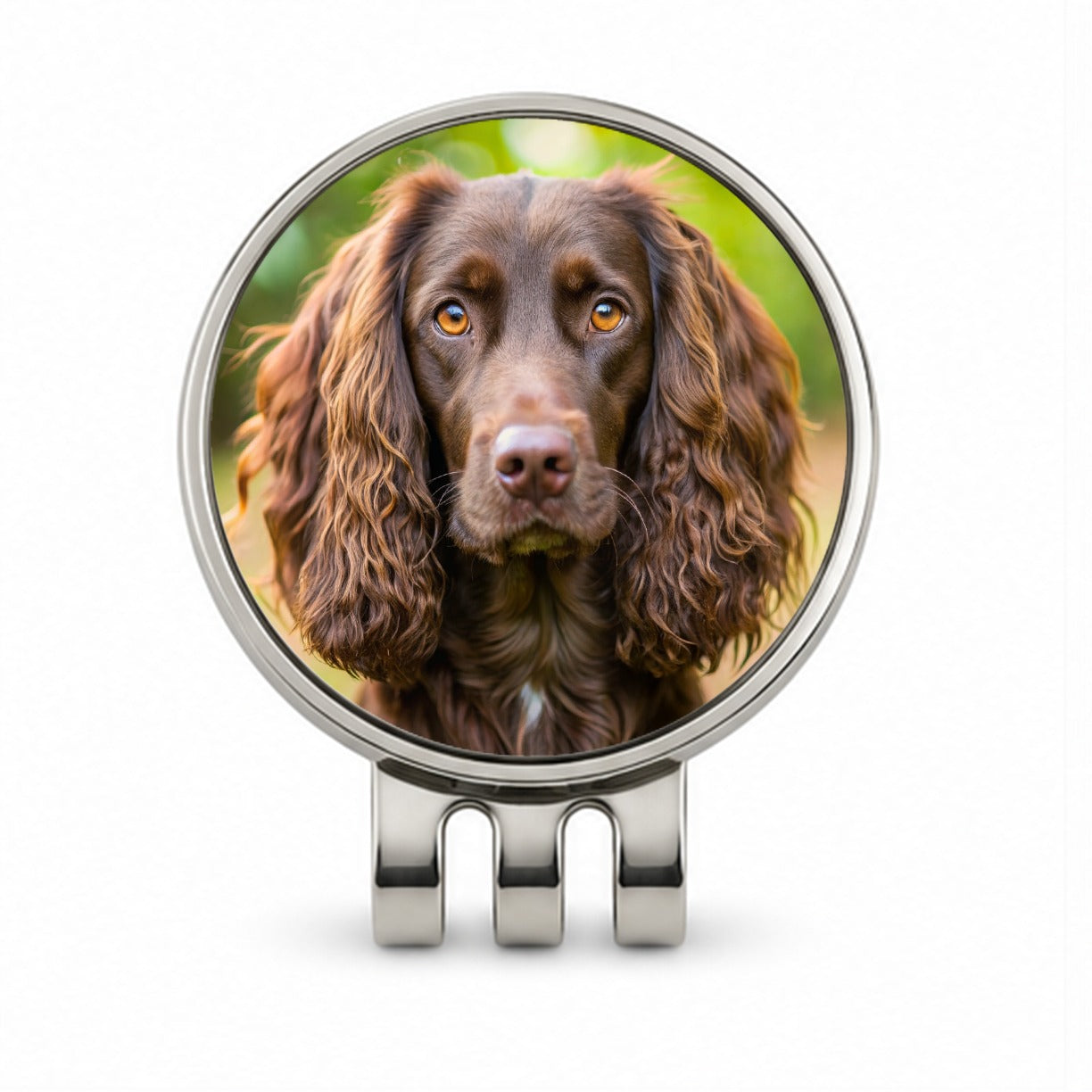 Boykin Spaniel Dog Photo Golf Hat Clip with Ball Marker