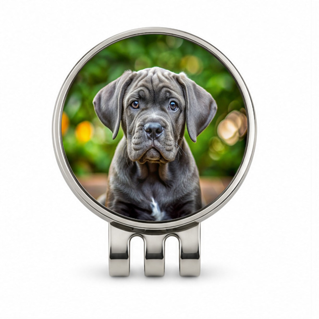 Cane Corso Dog Puppy Photo Golf Hat Clip with Ball Marker