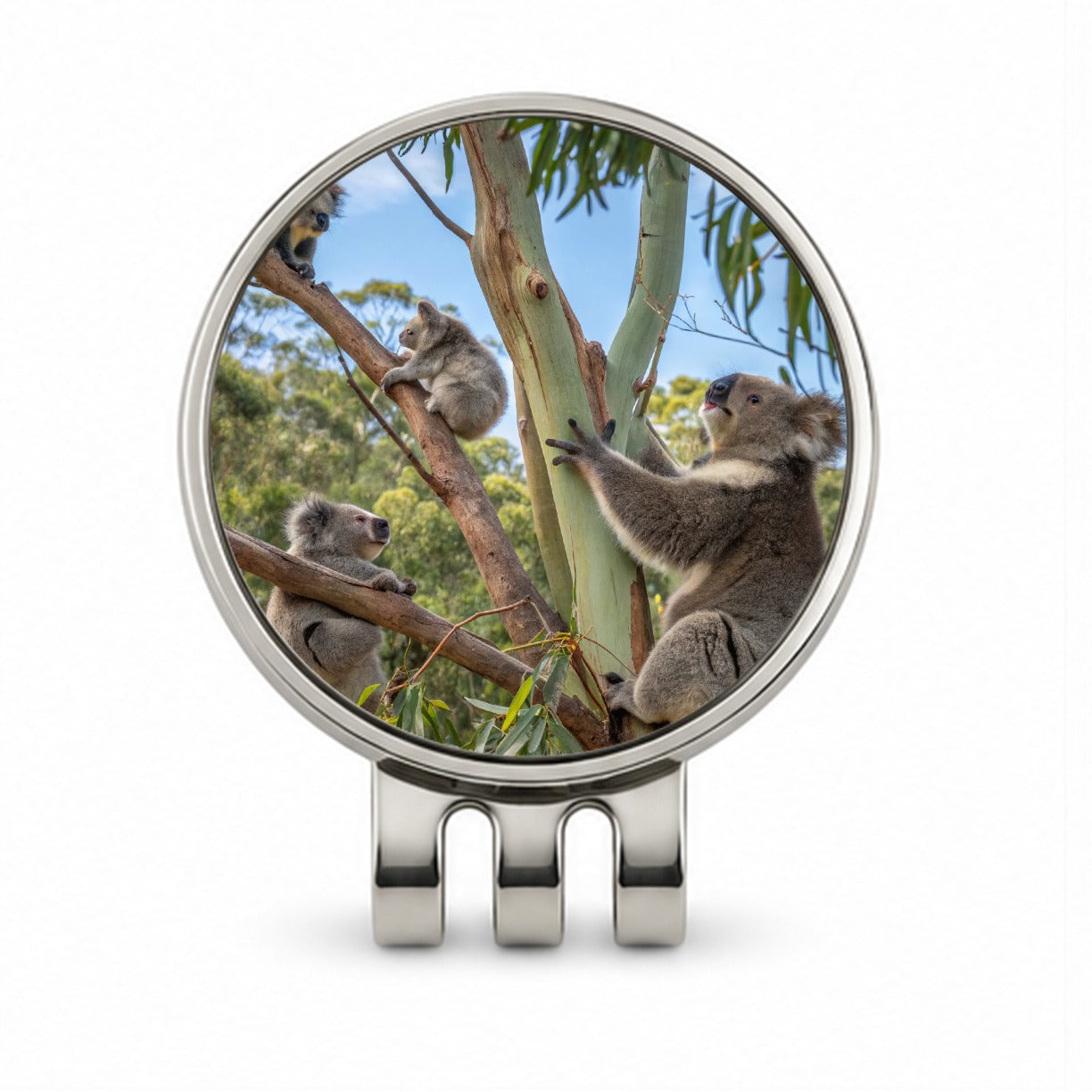 Bunch Of Koalas Golf Hat Clip with Ball Marker