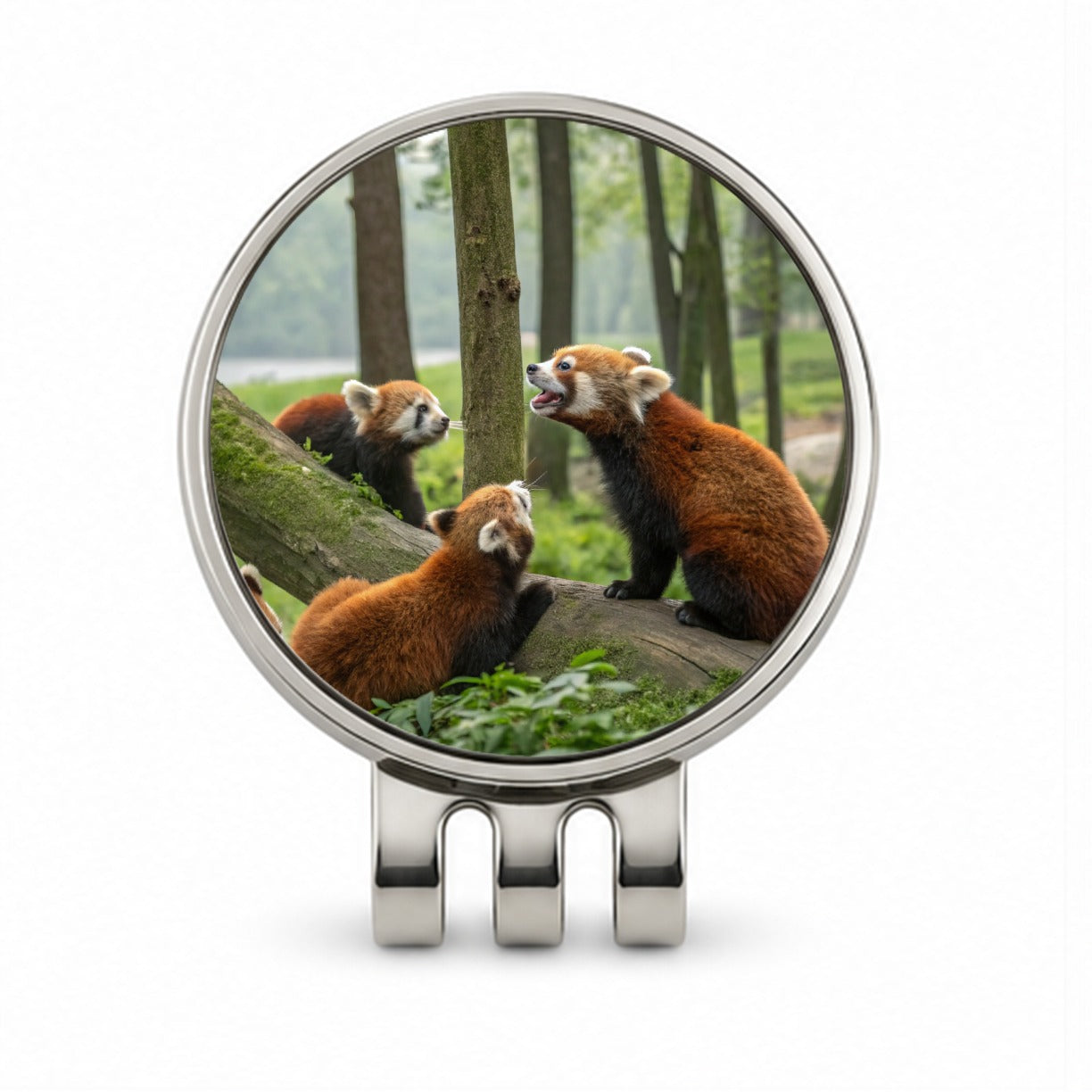 Bunch Of Red Pandas Golf Hat Clip with Ball Marker