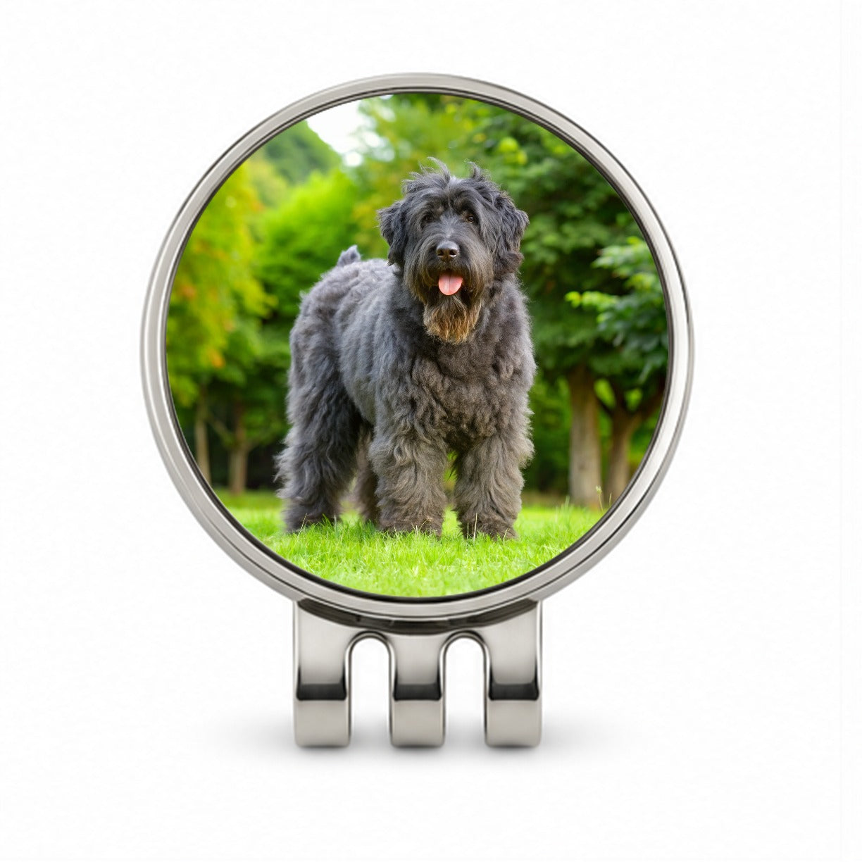 Bouviers Des Flandres Dog Photo Golf Hat Clip with Ball Marker