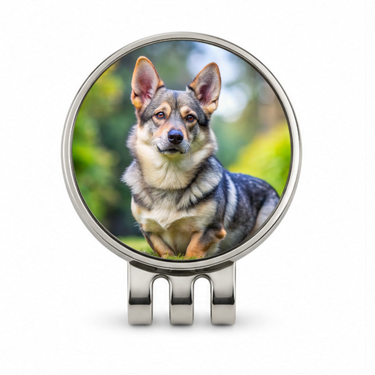 Swedish Vallhund Dog Photo Golf Hat Clip with Ball Marker
