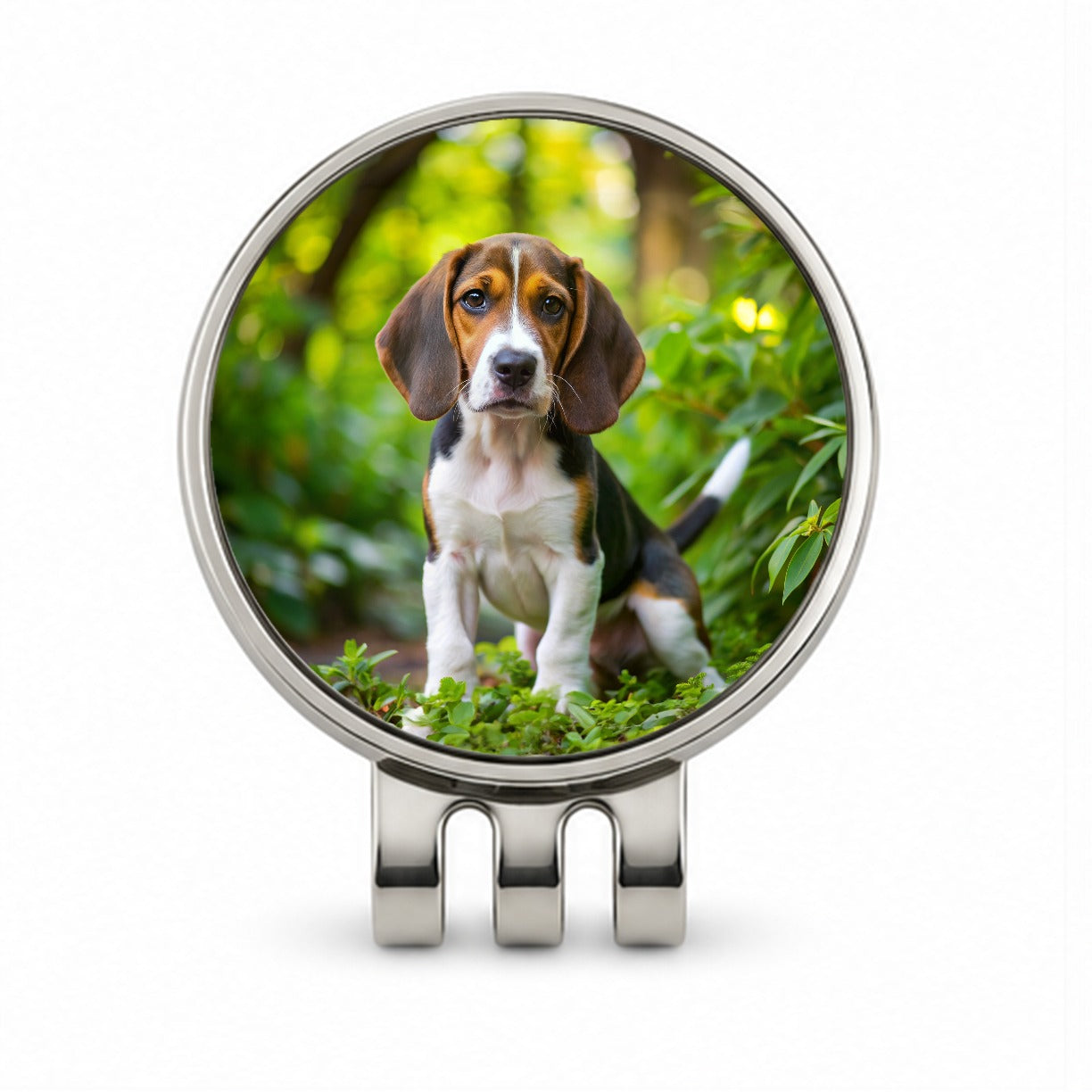 Treeing Walker Coonhound Dog Puppy Photo Golf Hat Clip with Ball Marker