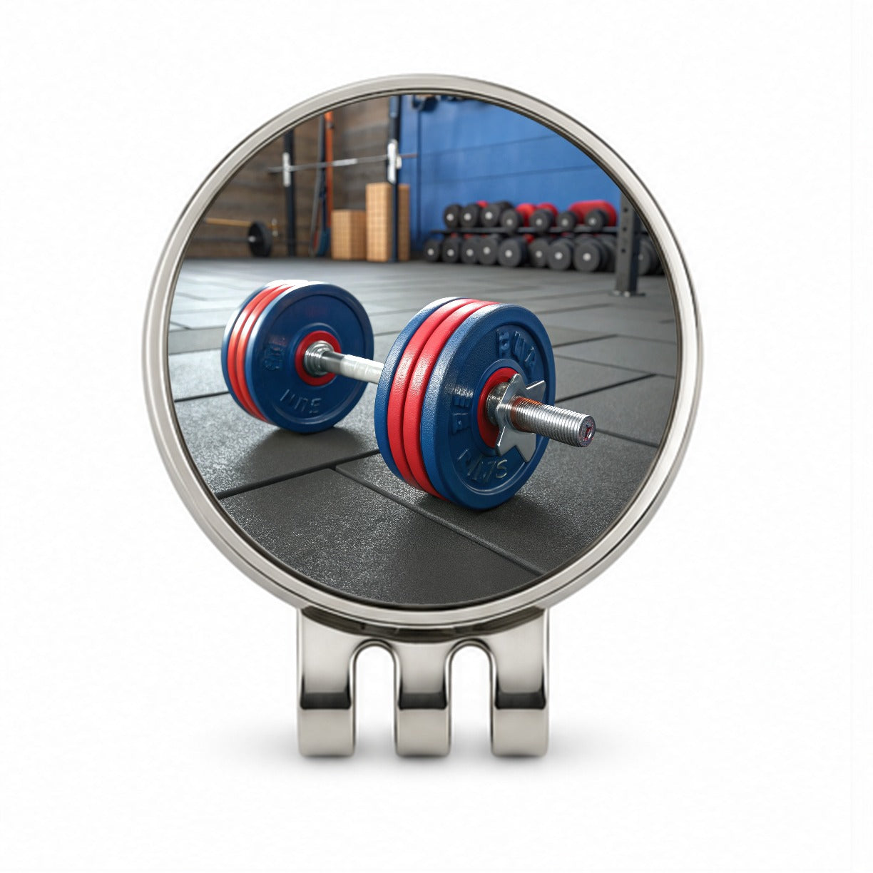 Dumbbells Workout Exercise Gym Golf Hat Clip with Ball Marker