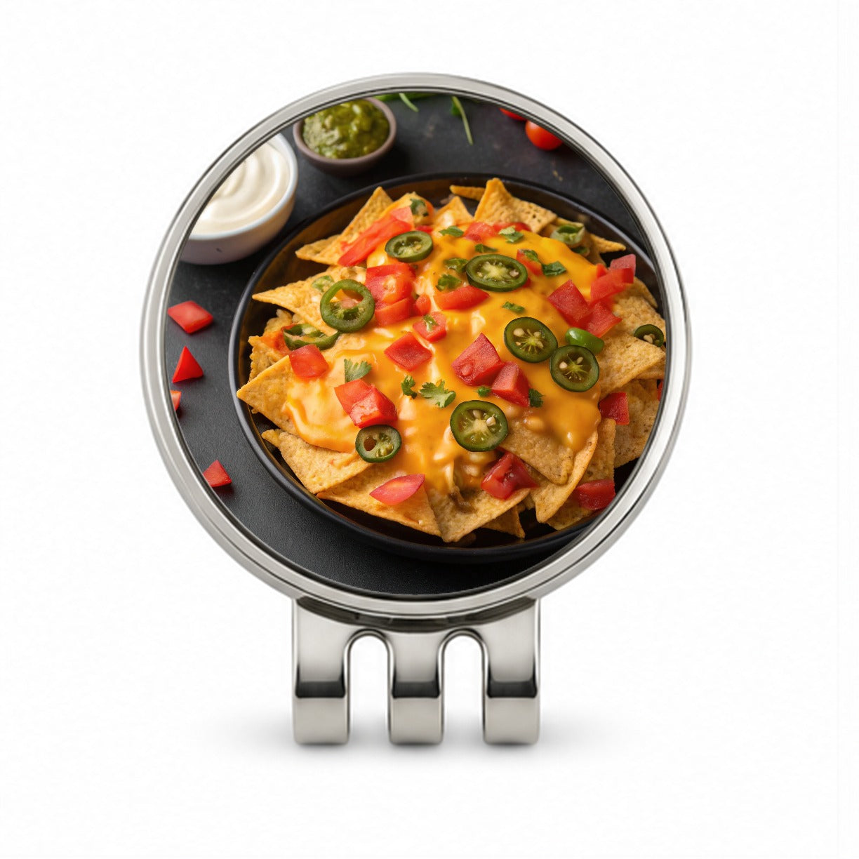 Nachos Chips Salsa Cheese Mexican Golf Hat Clip with Ball Marker