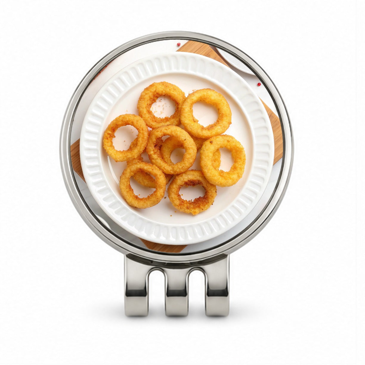 Onion Rings Plate Snack Golf Hat Clip with Ball Marker