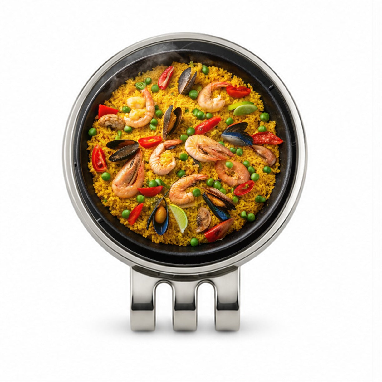 Paella Spanish Rice Dish Golf Hat Clip with Ball Marker