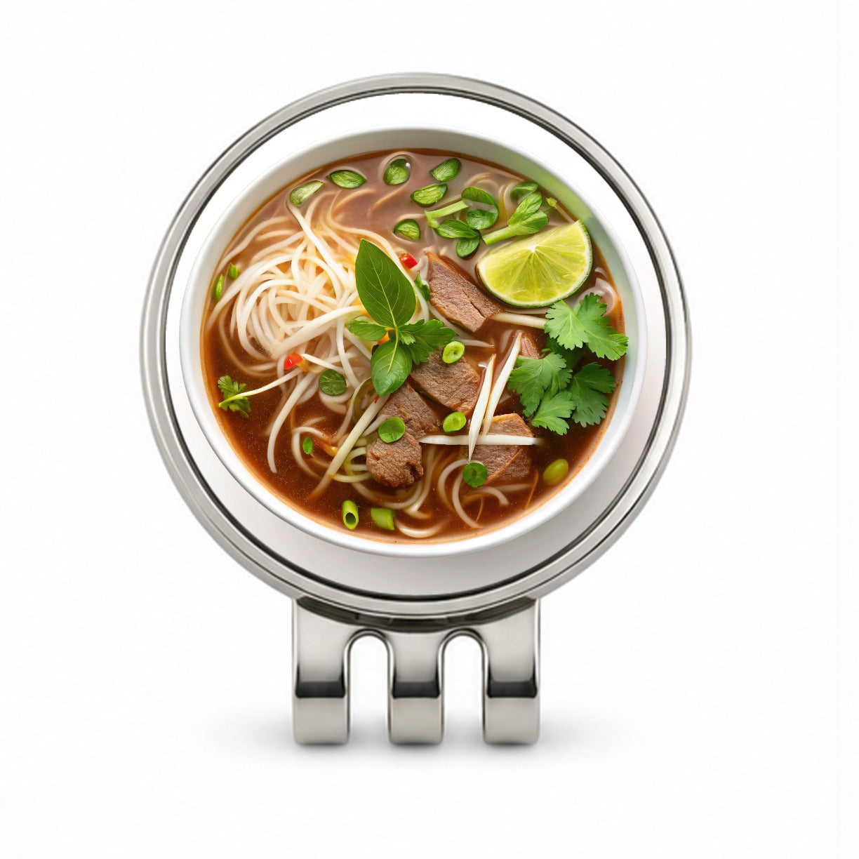Pho Vietnamese Soup Bowl Golf Hat Clip with Ball Marker