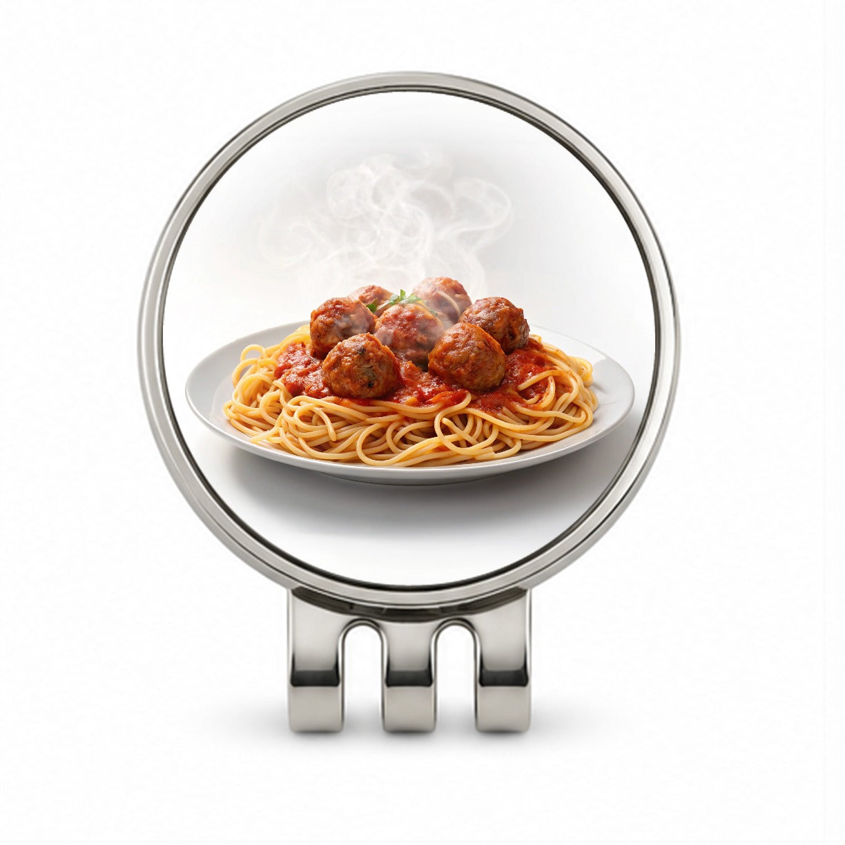 Spaghetti And Meatballs Italian Plate Golf Hat Clip with Ball Marker