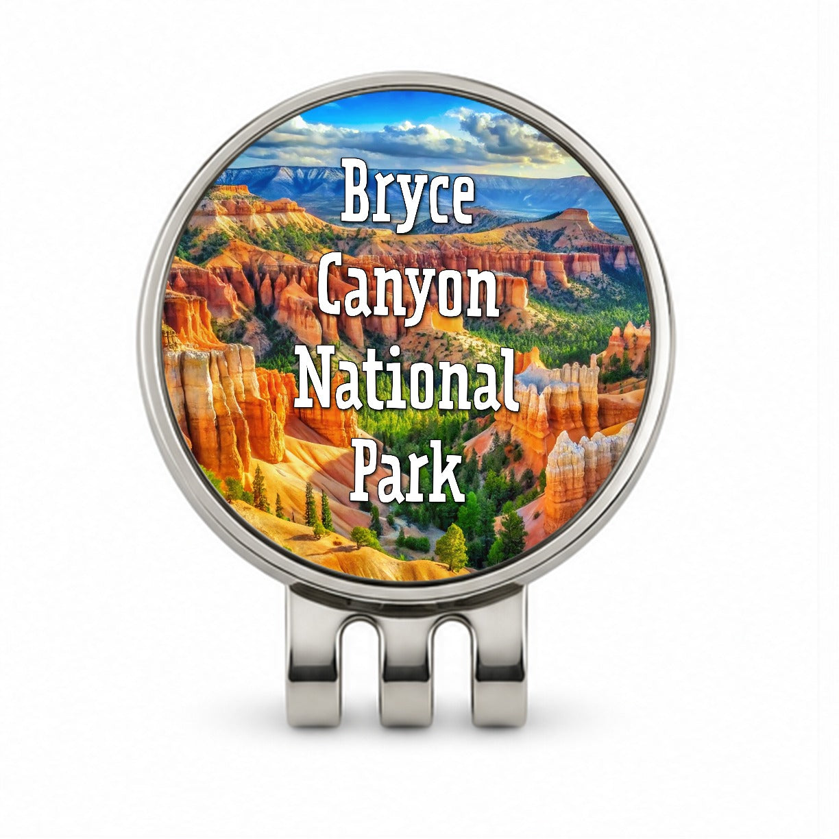 Bryce Canyon National Park Utah Golf Hat Clip with Ball Marker