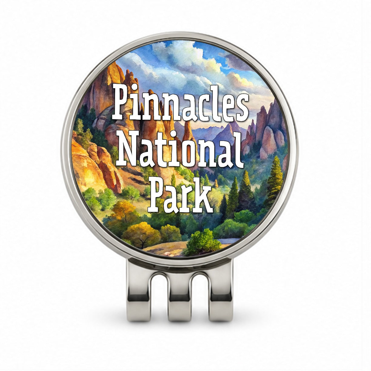 Pinnacles National Park California Golf Hat Clip with Ball Marker