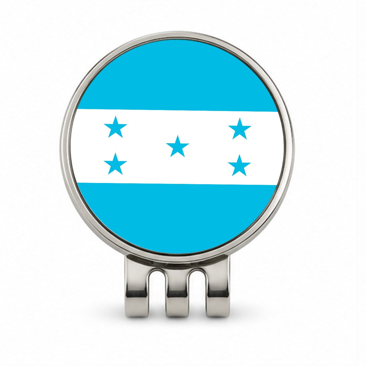 Honduras Country Flag Golf Hat Clip with Ball Marker