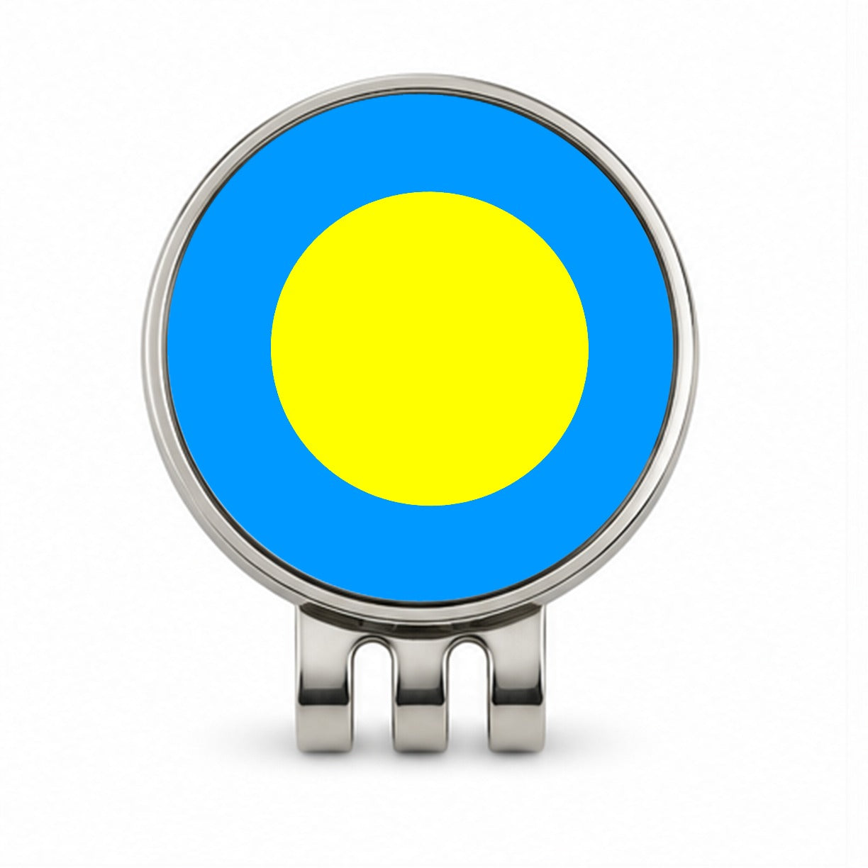 Palau Country Flag Golf Hat Clip with Ball Marker