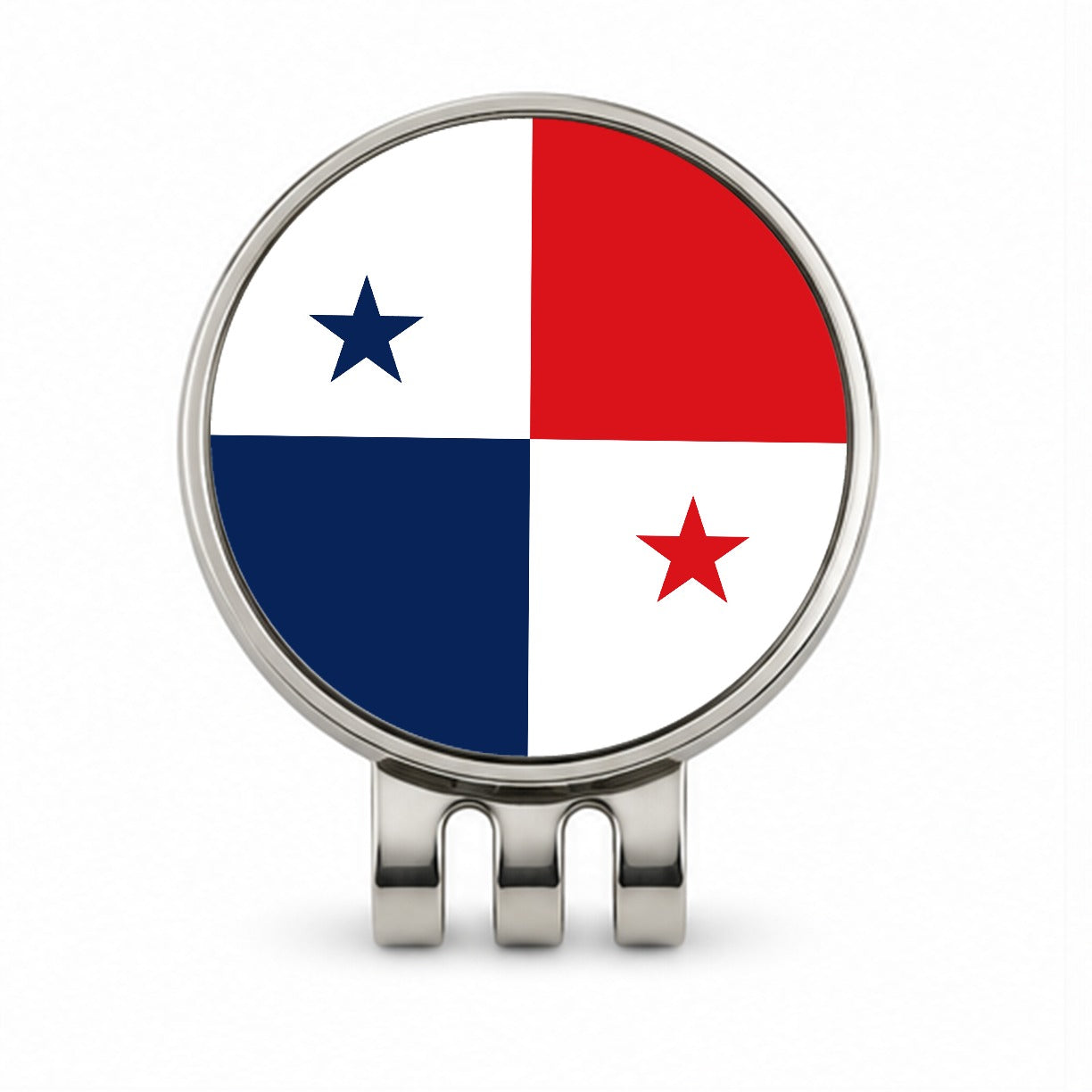 Panama Country Flag Golf Hat Clip with Ball Marker