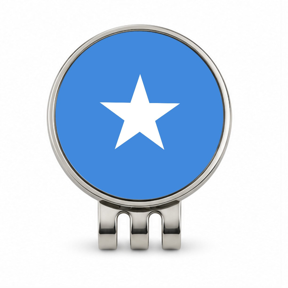 Somalia Country Flag Golf Hat Clip with Ball Marker