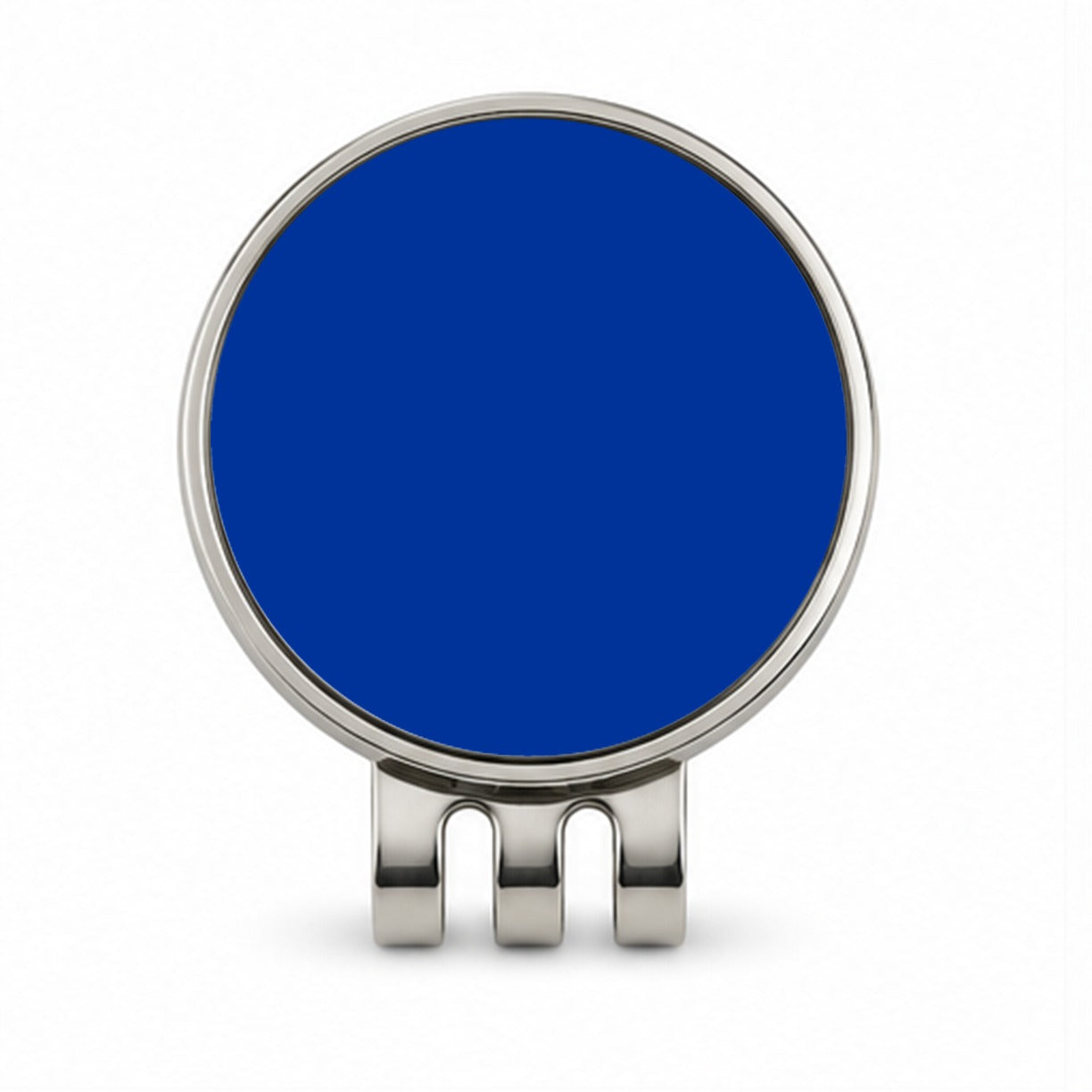 It's Just a Solid Blue Color Golf Hat Clip with Ball Marker