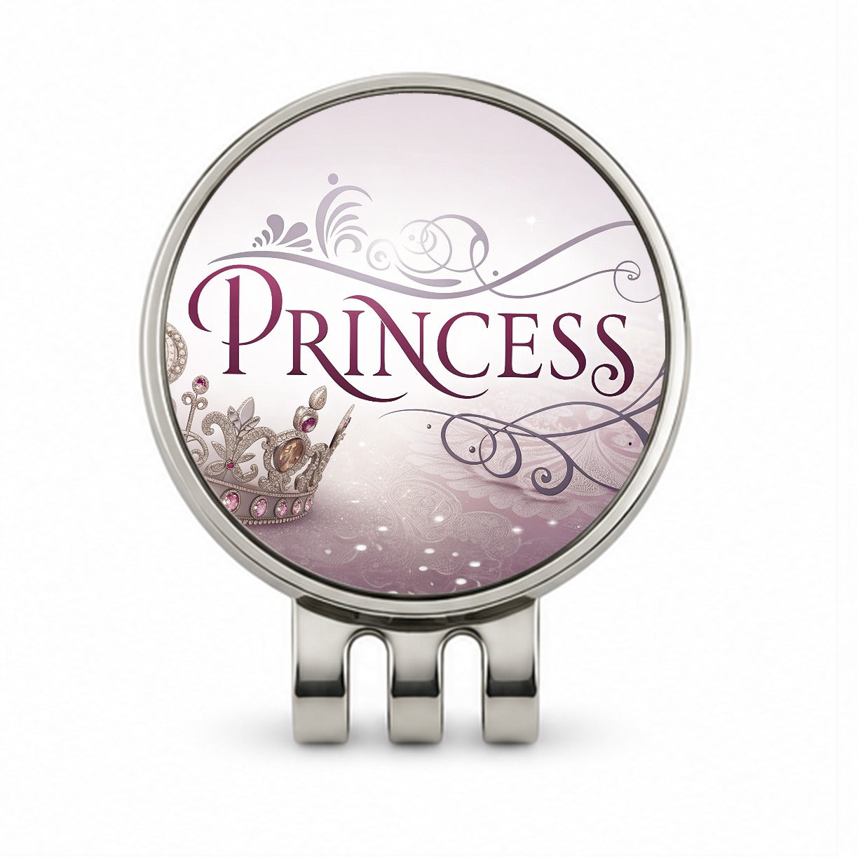 Princess Crown Tiara Royalty Funny Golf Hat Clip with Ball Marker