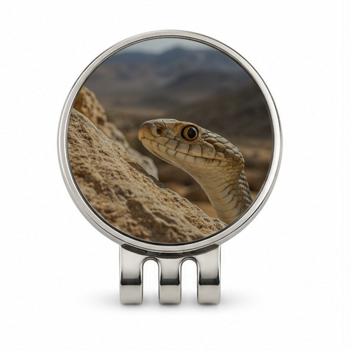 Asp Snake Wildlife Nature Golf Hat Clip with Ball Marker