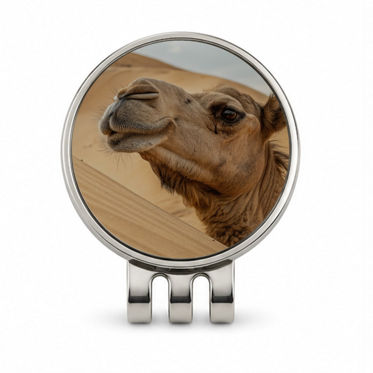 Camel Desert Wildlife Nature Golf Hat Clip with Ball Marker