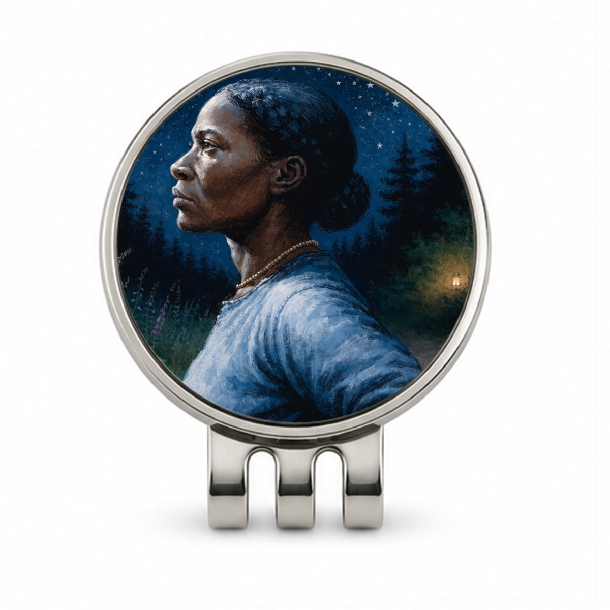 Harriet Tubman Abolitionist Golf Hat Clip with Ball Marker