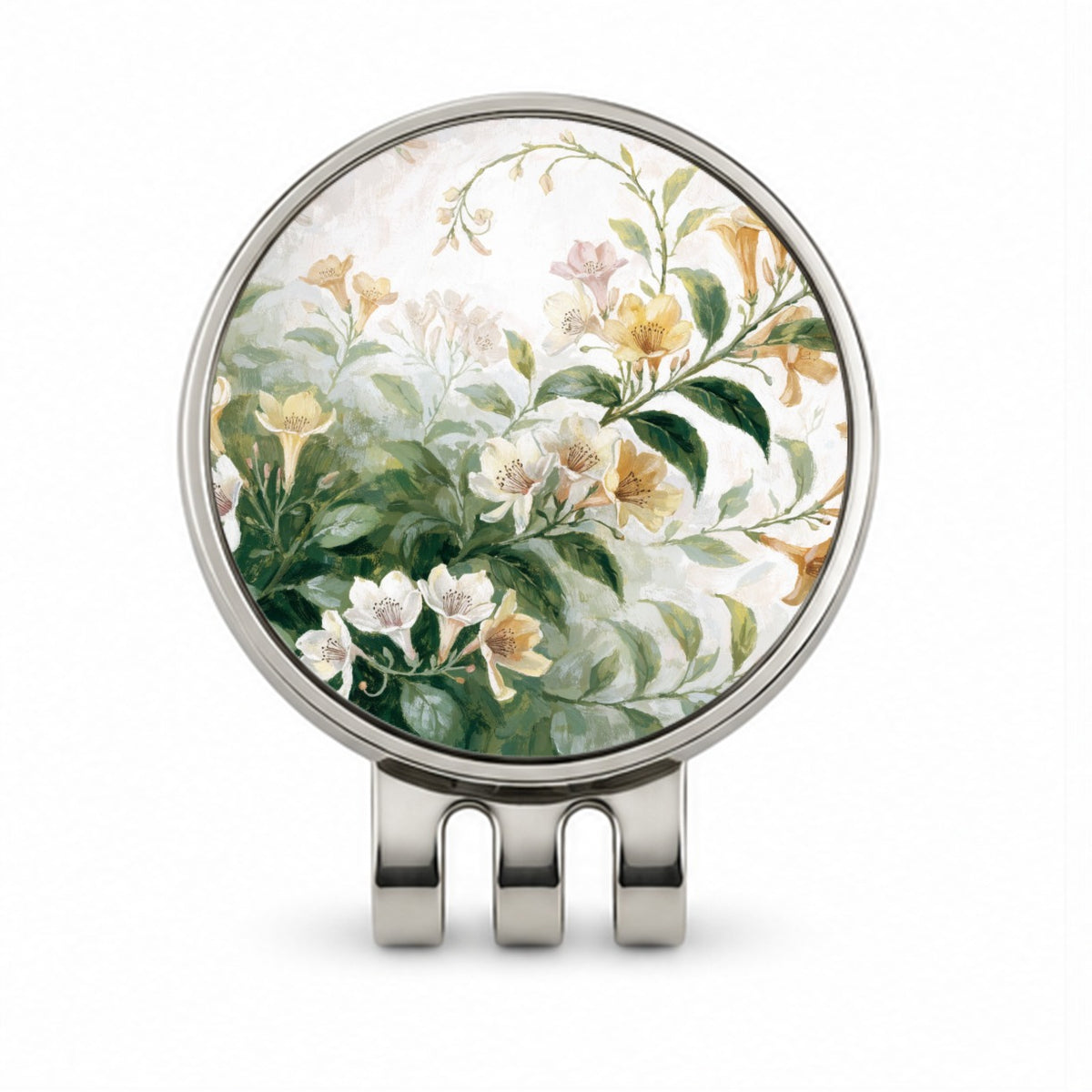 Honeysuckle Flowers Flowering Vine Golf Hat Clip with Ball Marker