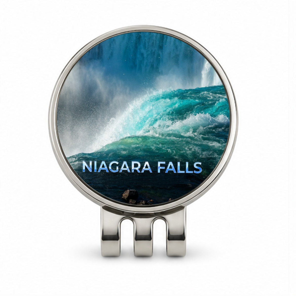 Niagara Falls New York Travel Golf Hat Clip with Ball Marker