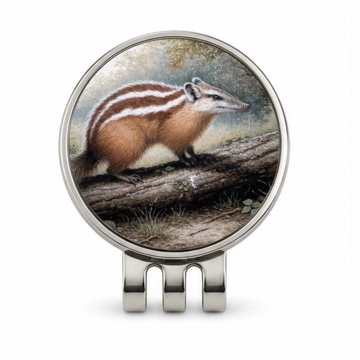 Numbat Australian Woodland Golf Hat Clip with Ball Marker
