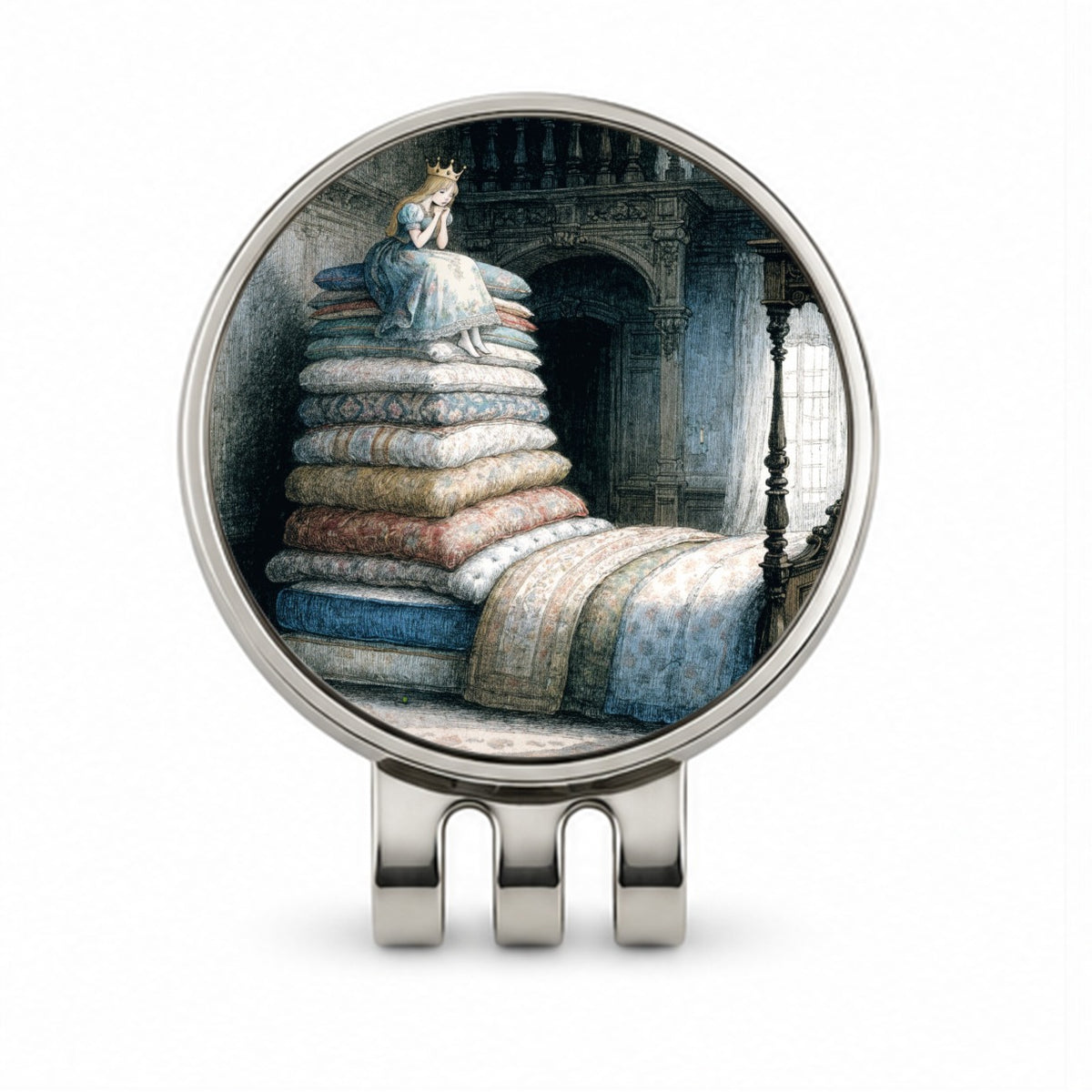 Princess Pea Fairy Tale Golf Hat Clip with Ball Marker