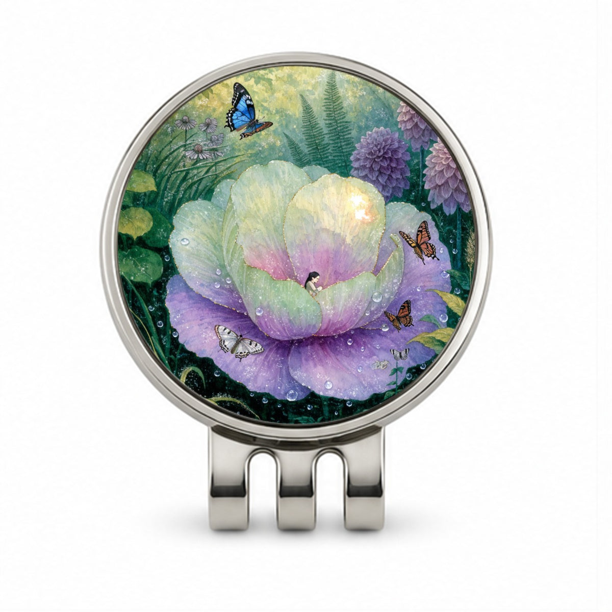 Thumbelina Fairy Tale Golf Hat Clip with Ball Marker