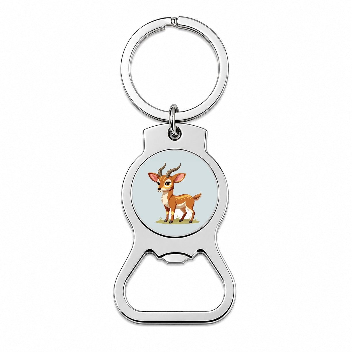 Antelope Cute Bottle Opener Keychain