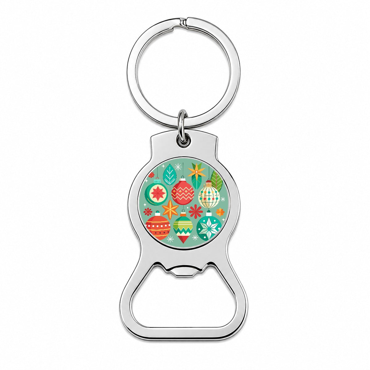 Christmas Ornaments Modern Bottle Opener Keychain