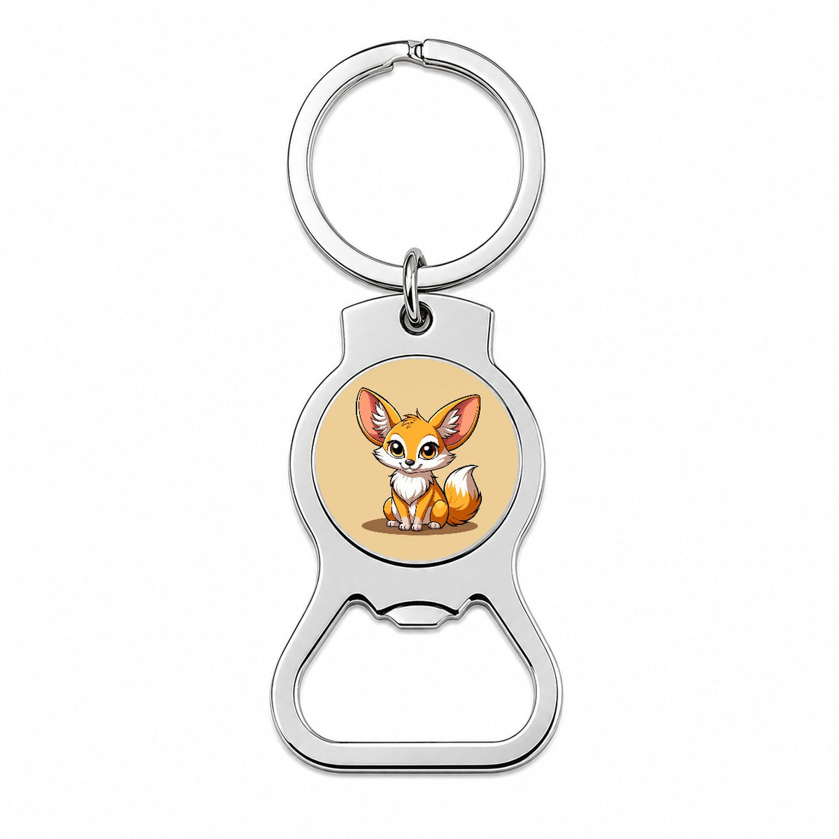 Fennec Fox Cute Bottle Opener Keychain