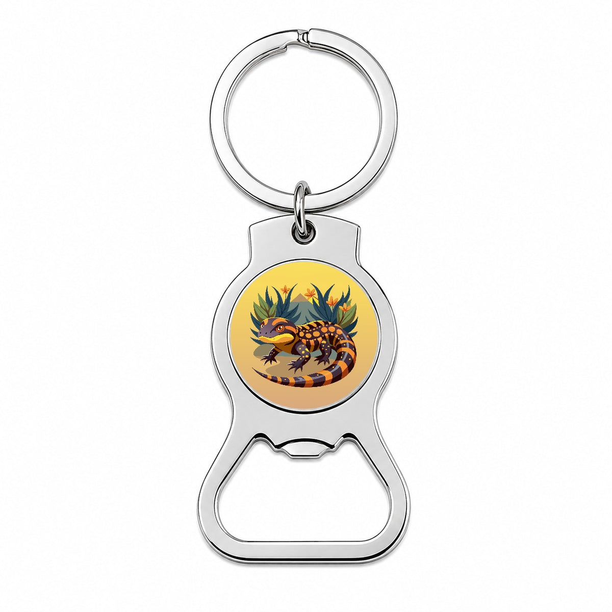 Gila Monster Bottle Opener Keychain