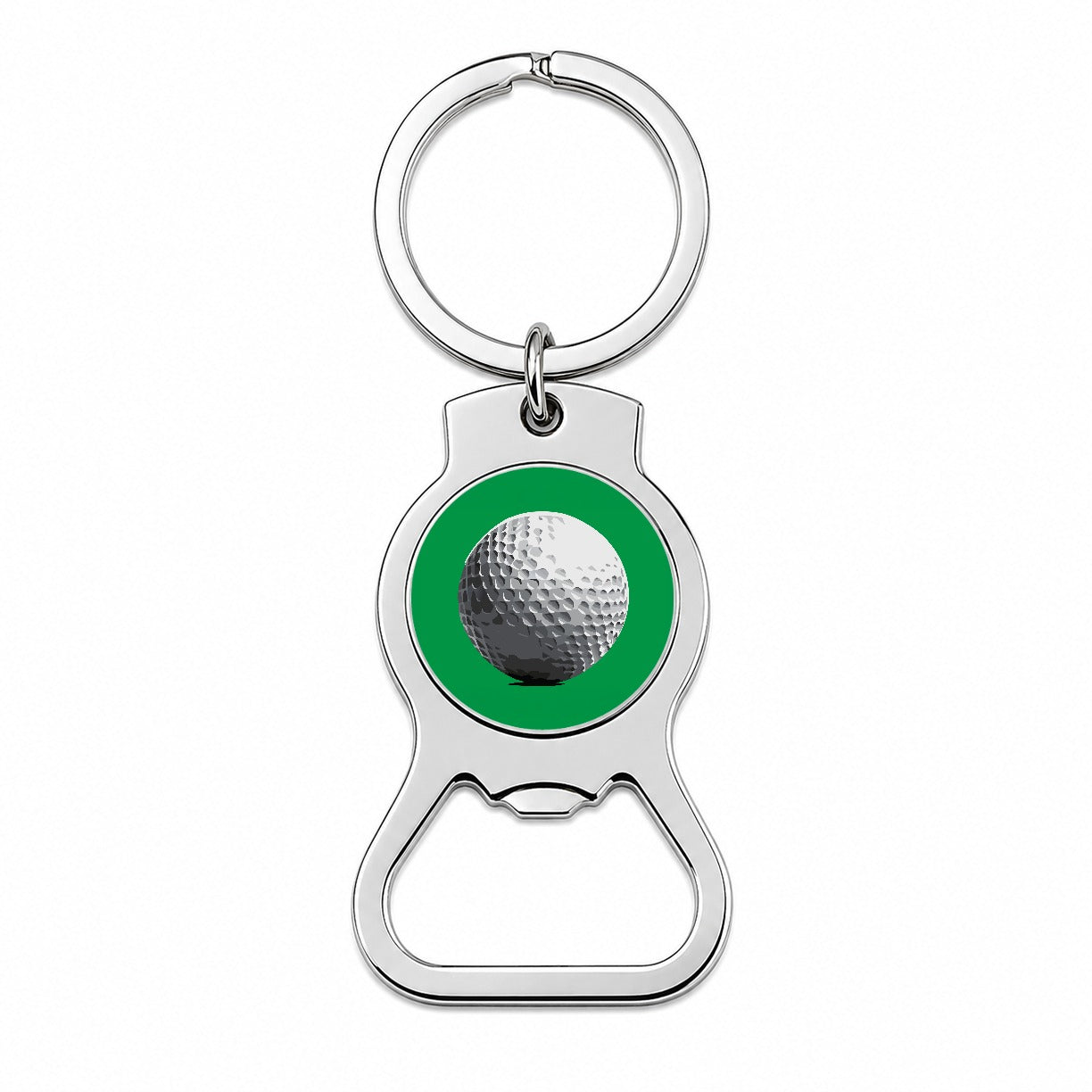 Golf Ball Golfing Sport Bottle Opener Keychain