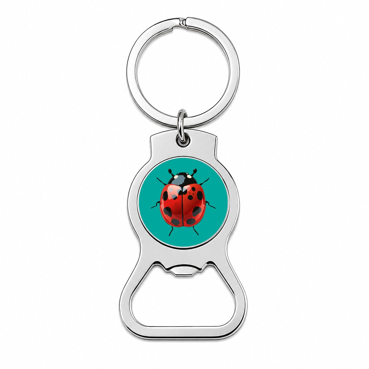 Ladybug Pretty Bottle Opener Keychain