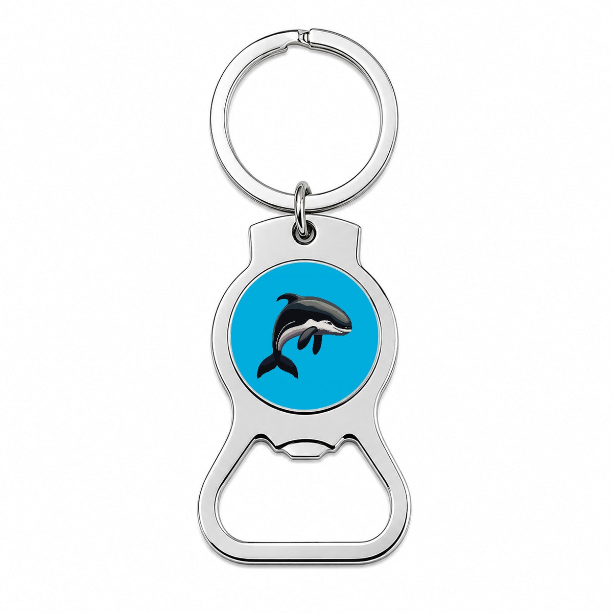 Orca Killer Whale Bottle Opener Keychain